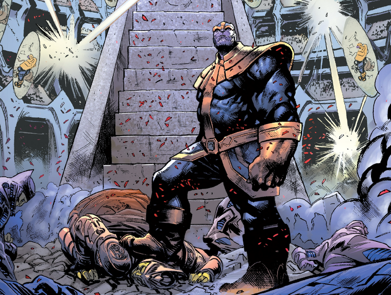 Illustration for article titled Thanos' Latest Ally Is a Wacky Cosmic Version of Ghost Rider